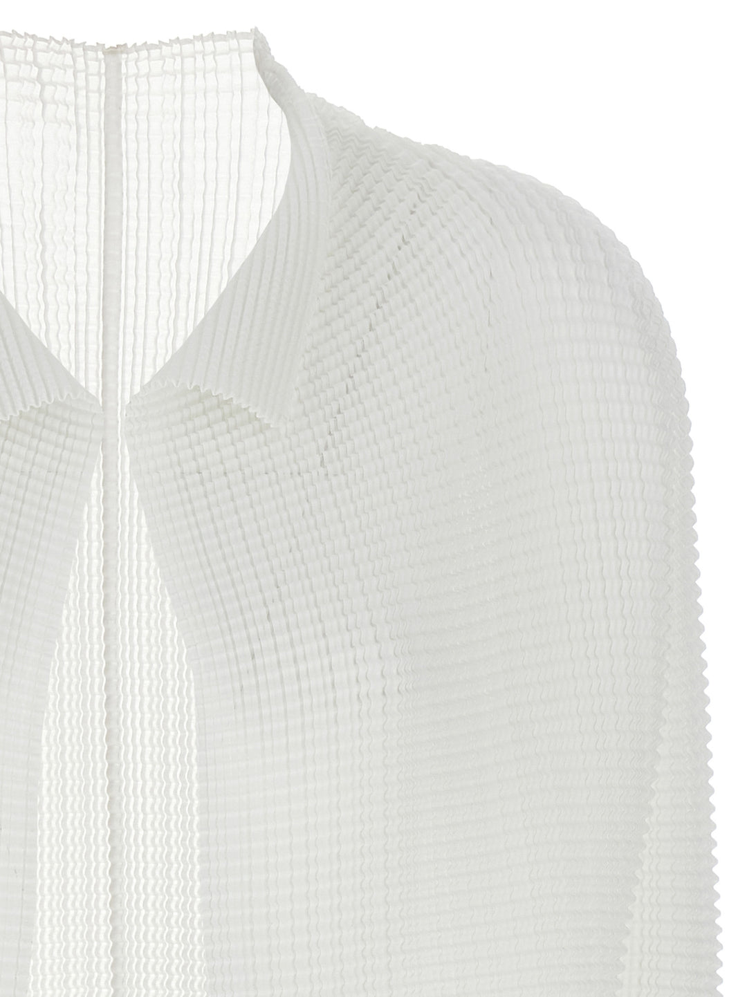 Issey Miyake Wooly Pleats Sweaters and Cardigans - White | 7a0f0a0c258340724031a5004ee425e7ceed67c9
