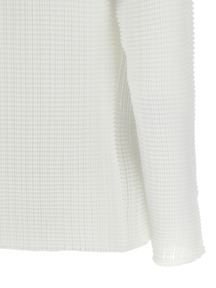 Issey Miyake Wooly Pleats Sweaters and Cardigans - White | 10f7e7486b94241c8b6b29703009a8dfe93bd161