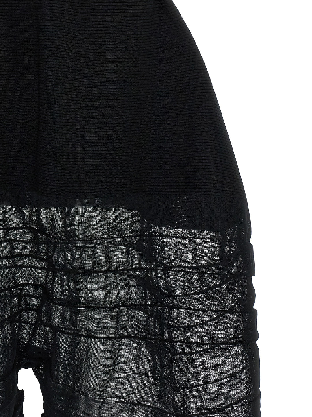 Issey Miyake Moving Knit Pants - Black | 8c933ca4bb565d65bb603f86e7776a4855f29e99