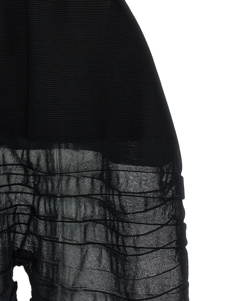 Issey Miyake Moving Knit Pants - Black | 8c933ca4bb565d65bb603f86e7776a4855f29e99