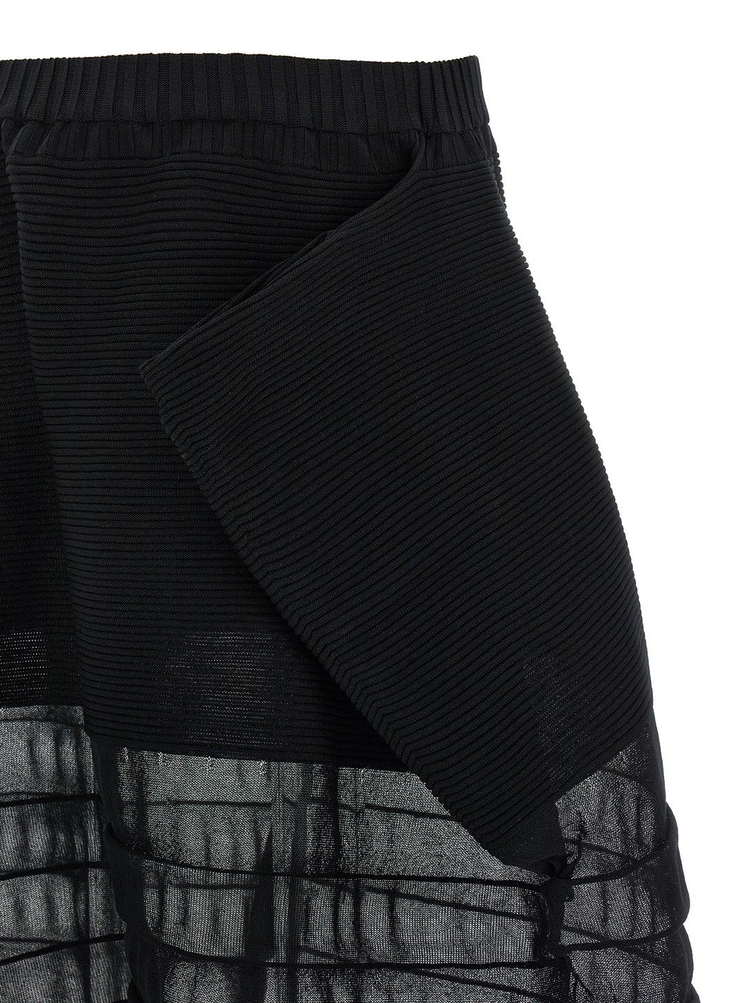 Issey Miyake Moving Knit Pants - Black | 8db59077800dea989bd52a282ab1e22974c80a80