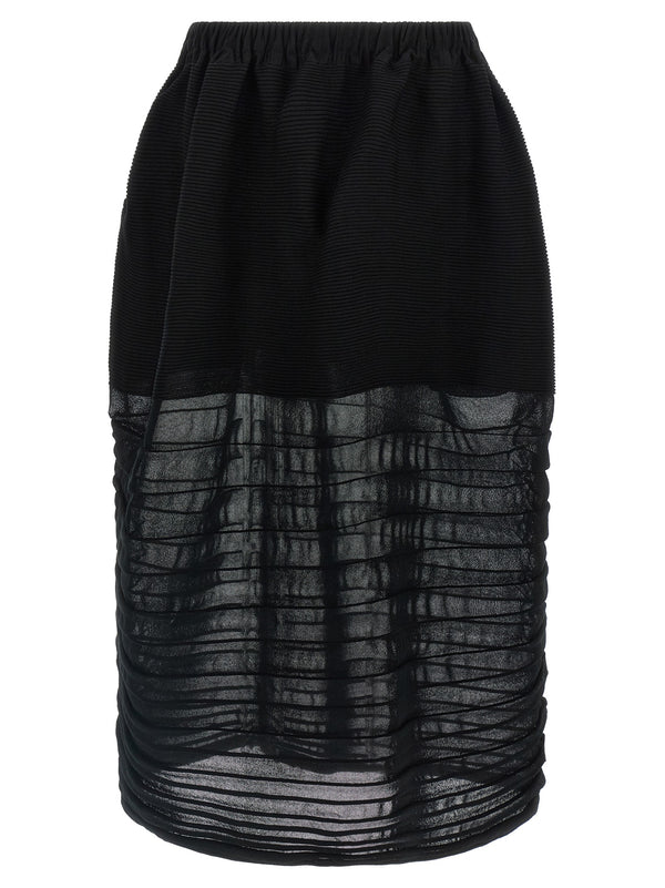 Moving Knit Skirts Black