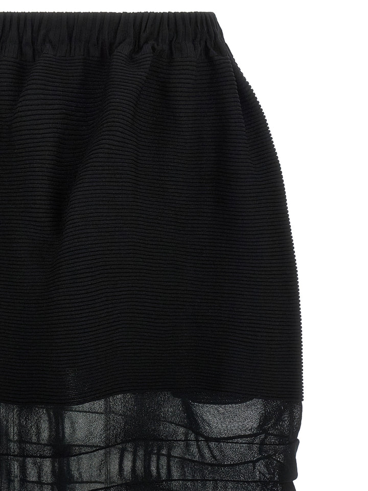 Issey Miyake Moving Knit Skirts - Black | 98b192a970dd3b567c83c9e42f775b2e9f905def