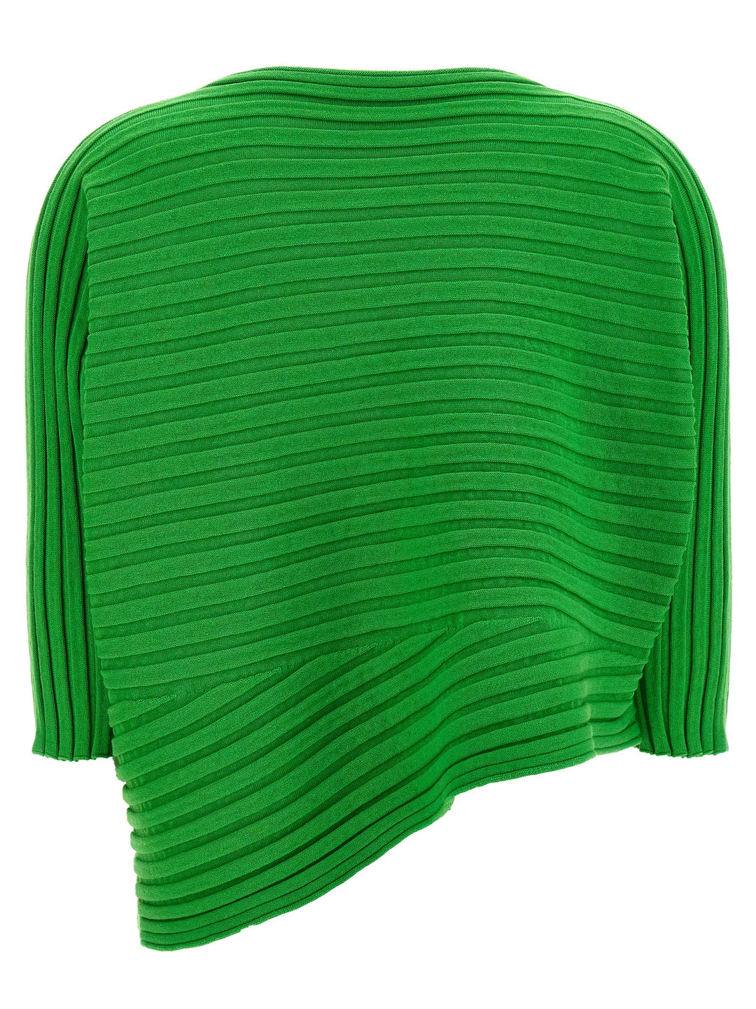 Issey Miyake Cotton Cashmere Knit Tops - Green | 859e2c0844ed19d9845503f2b65289908a262a16