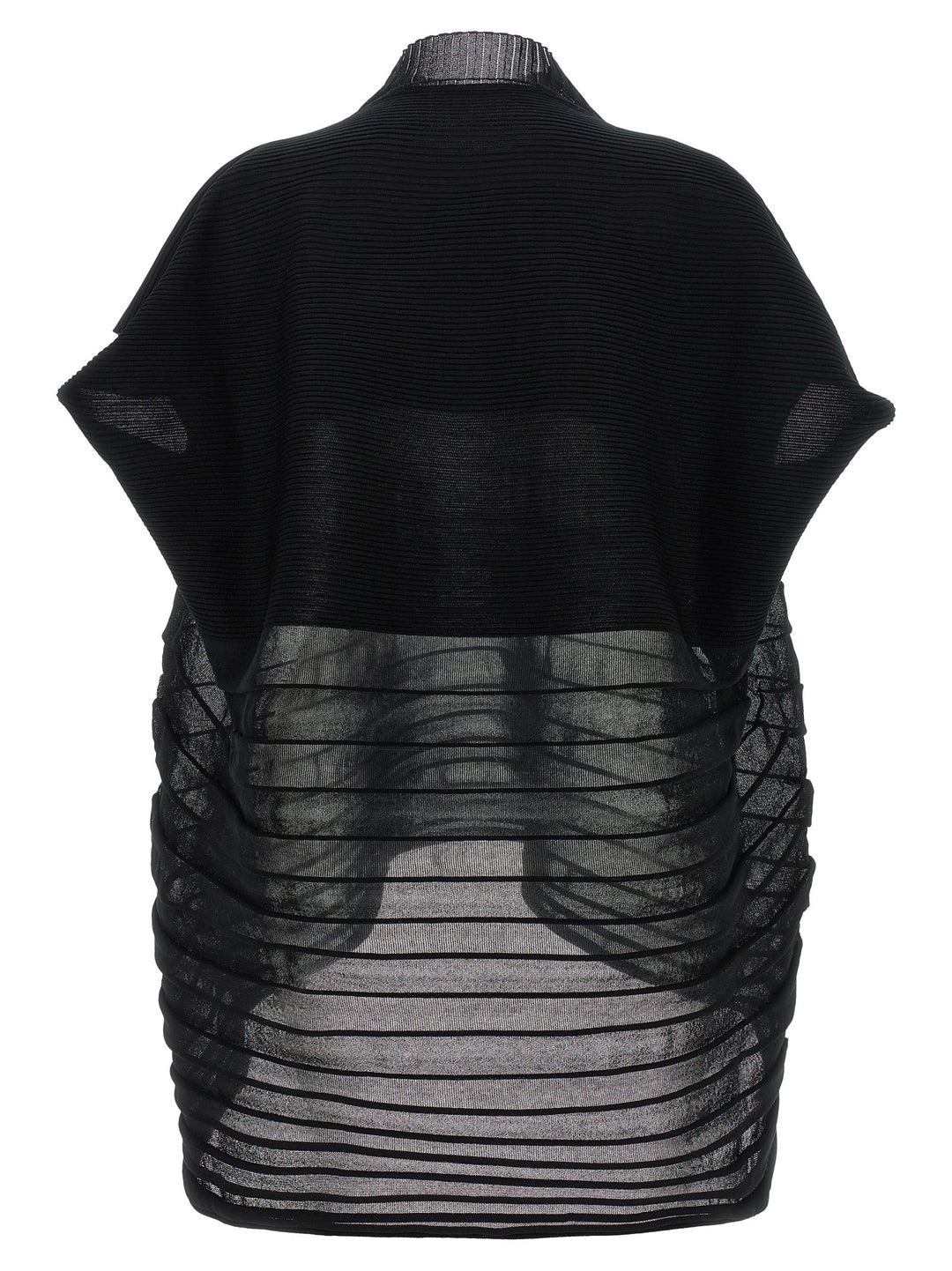Issey Miyake Moving Knit Tops - Black | 3f110d675febb601f08473f28d915df500b7d3bf