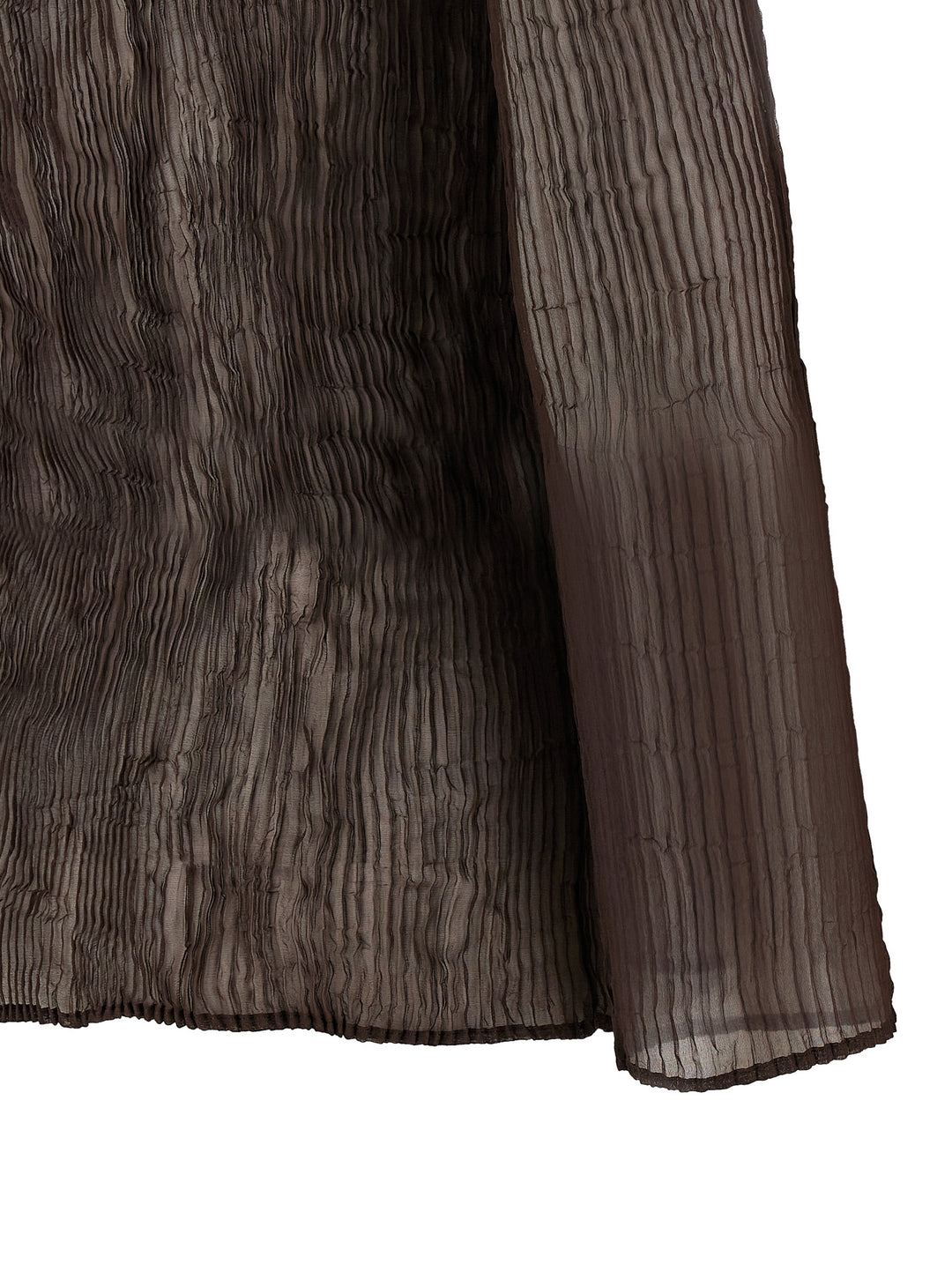 Issey Miyake Chiffon Twist 1 Tops - Brown | 41b7af1e45564cae0ef9ab811fcfe2fdff13e49f