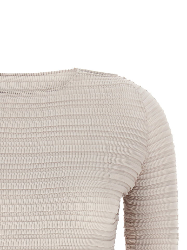 Issey Miyake Jiggly Pleats Shirt and Blouse - Beige | 5a4ac18dcc8deedd765d200cab0aed6f55ee0858