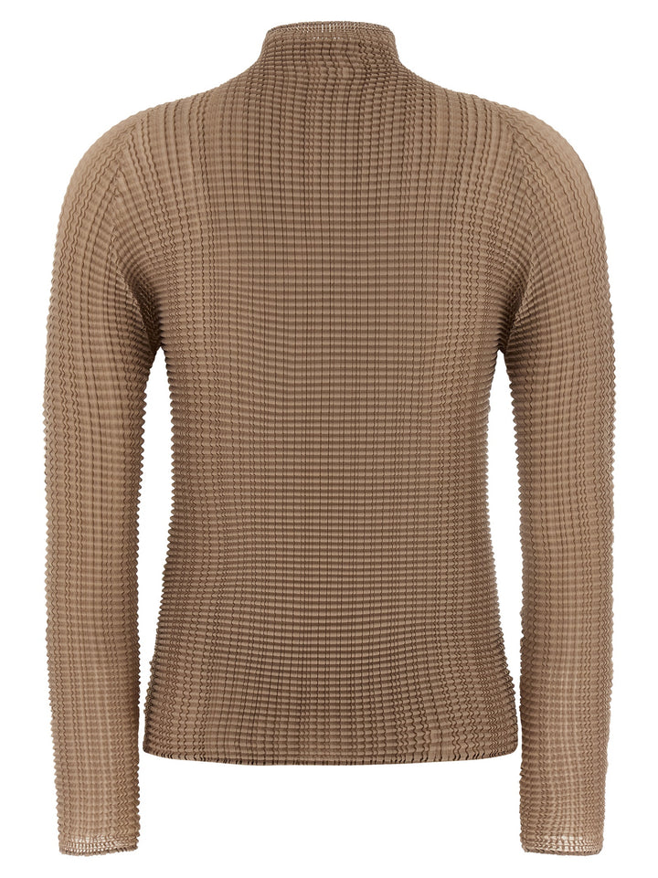 Issey Miyake Wooly Pleats-66 Shirt and Blouse - Beige | 0bac3696129862139eaef5e300ad7b2dc8fd3466