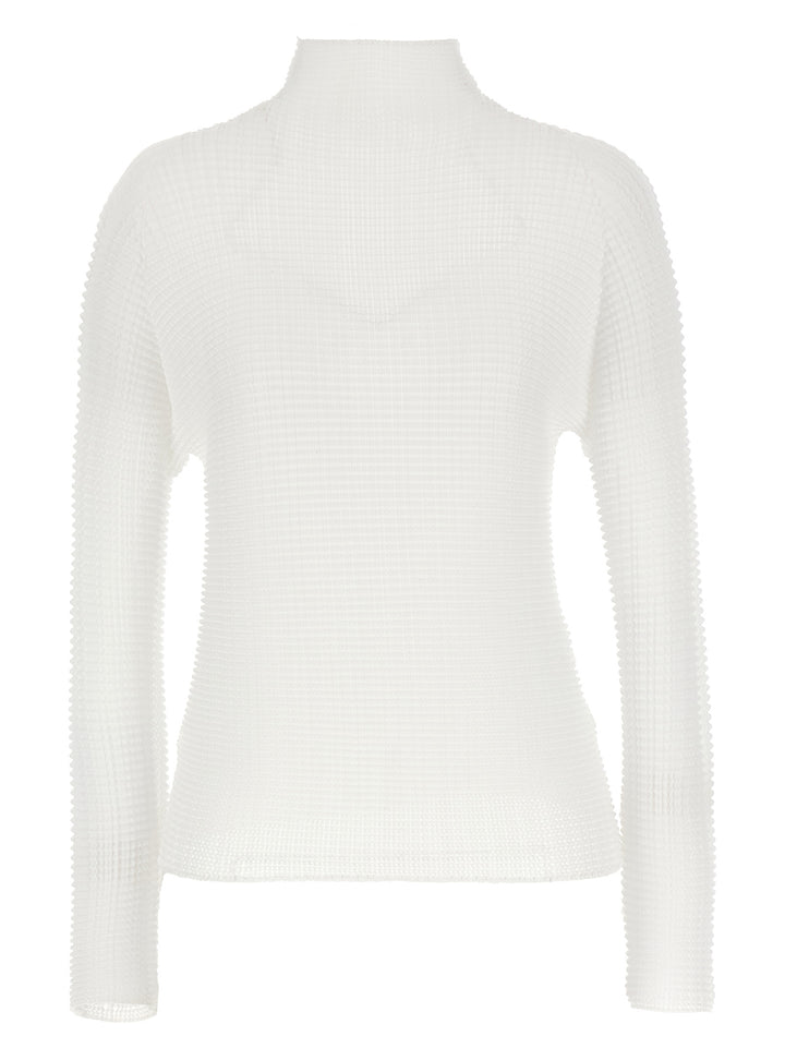 Issey Miyake Wooly Pleats Sweaters and Cardigans - White | 33b9091f2a59ea43e93a230685ef35a7f5d23e84
