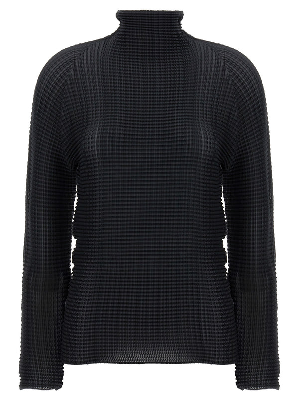 Wooly Pleats Sweaters And Cardigans Black