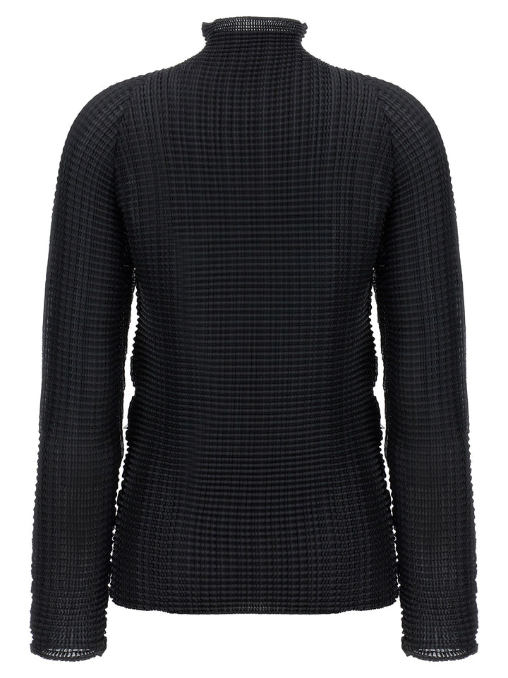 Issey Miyake Wooly Pleats Sweaters and Cardigans - Black | 69480701d64fa76fc3ccd04485fb1ffedbeed45f