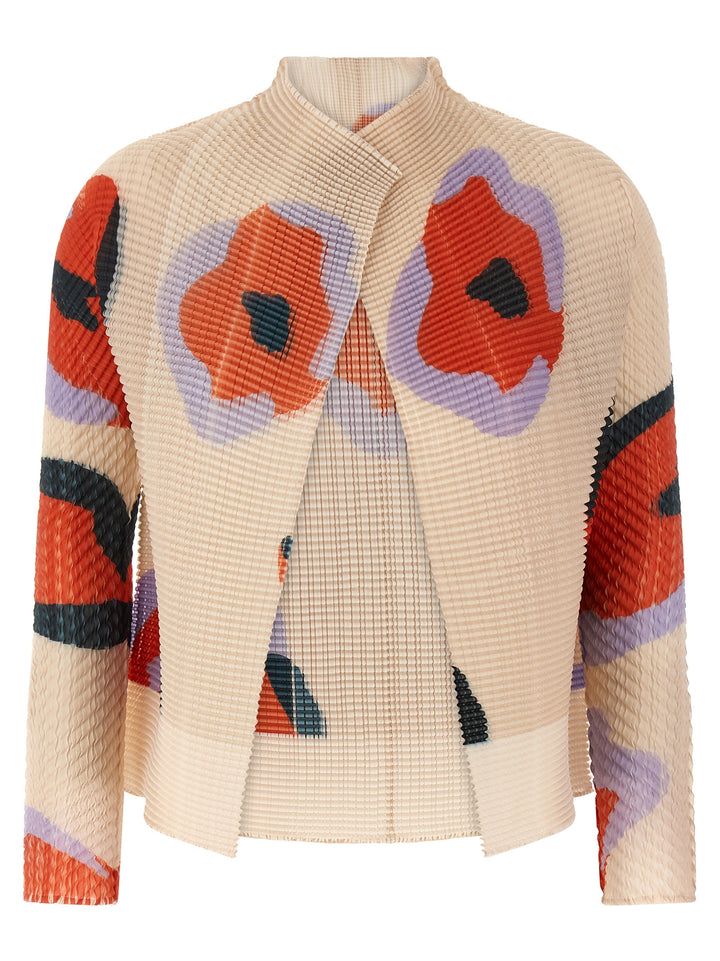 Issey Miyake Verve Pleats Top Sweaters and Cardigans - Beige | ed1baa37bfe9971a3647ff0181df33ae3ec9fdc7