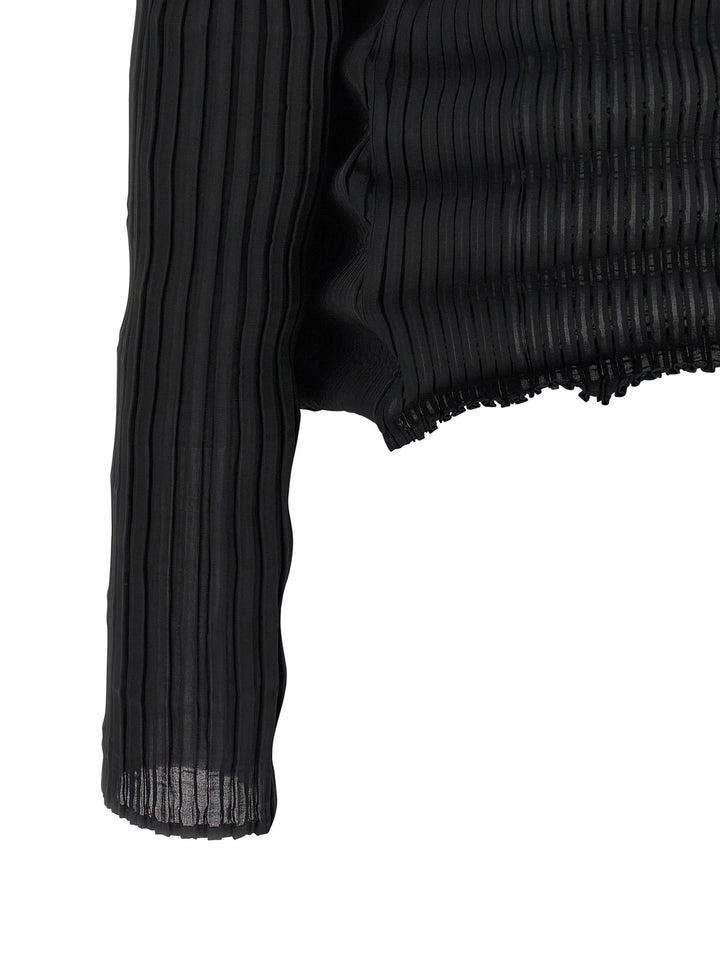 Issey Miyake Spring Pleats Sweaters and Cardigans - Black | 5121e9a97c423167a2df36c55819baa575a0f6ab