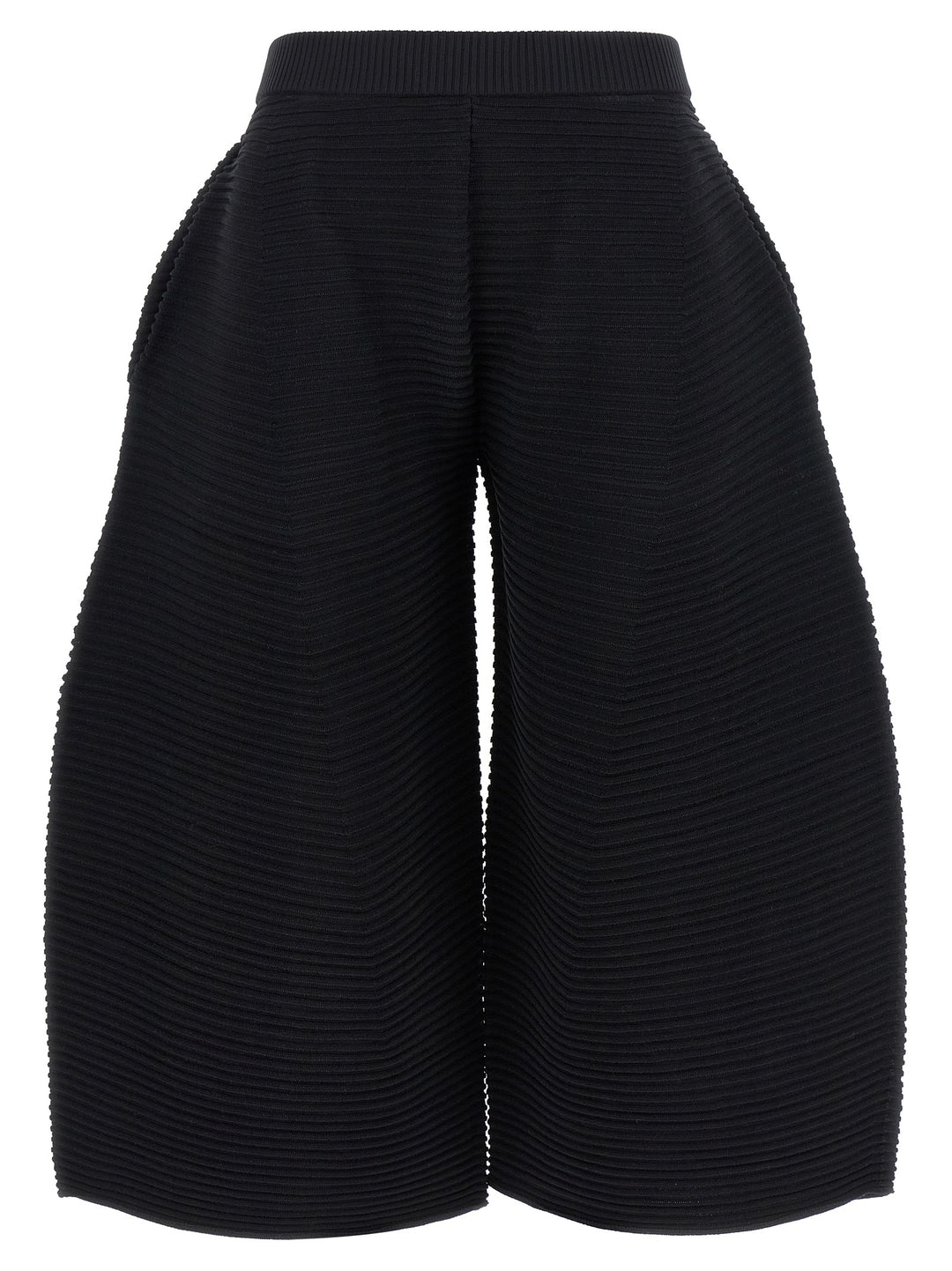 Issey Miyake Corrugated Knit Pants - Black | 19028a2e3c23714a22cd51d22a3456065954e7e8