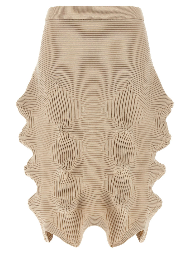 Issey Miyake Lnkage Skirts - Beige | 5170d8c4bdf6fdb7d3a2a60a450714b961617488