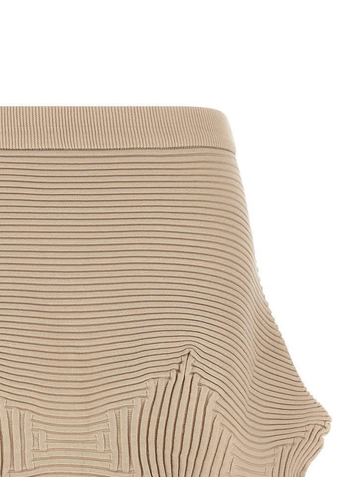 Issey Miyake Lnkage Skirts - Beige | ac12583d5c77f7dc1344ff78a4d8e4ff519aca9b