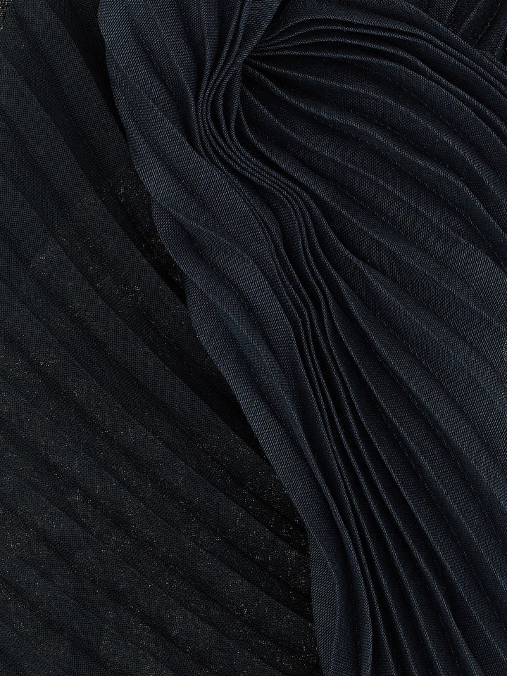 Issey Miyake Gradation Ramie Pleats Scarves and Foulards - Black | b4ca81fd9e150dc42490532fd39232677fb4d93f