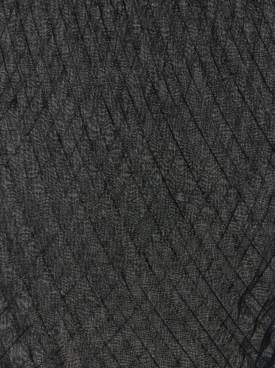 Issey Miyake Gradation Ramie Pleats Scarves and Foulards - Black | 89e06f5c799ea3291bb035c20abb4c9309bd5755