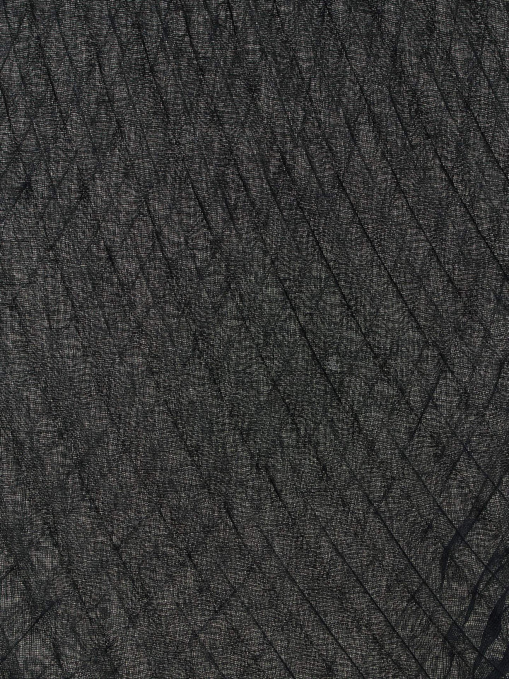 Issey Miyake Gradation Ramie Pleats Scarves and Foulards - Black | 89e06f5c799ea3291bb035c20abb4c9309bd5755