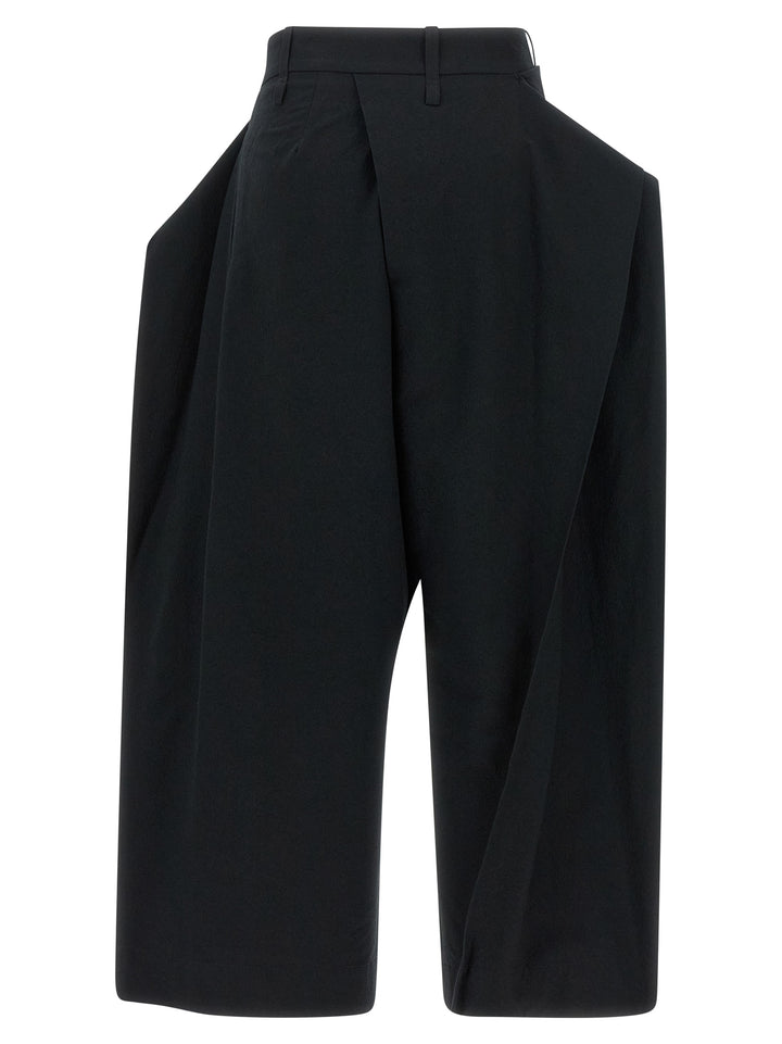 Issey Miyake Grainy Pants - Black | 7aff6a5c58e9d94bda606e8df9469e393fb976d9