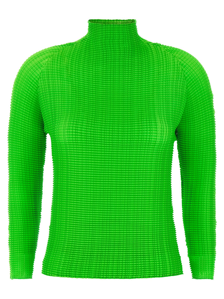 Issey Miyake Wooly Pleats-68 Shirt and Blouse - Green | 4e468fe46ed680818523be29b18170e31b3a2f6c