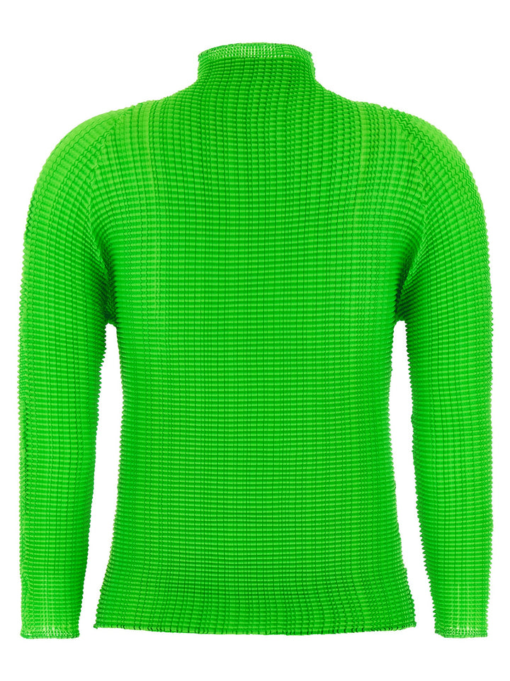 Issey Miyake Wooly Pleats-68 Shirt and Blouse - Green | de5845daabc682bd43891338a033604395a395aa