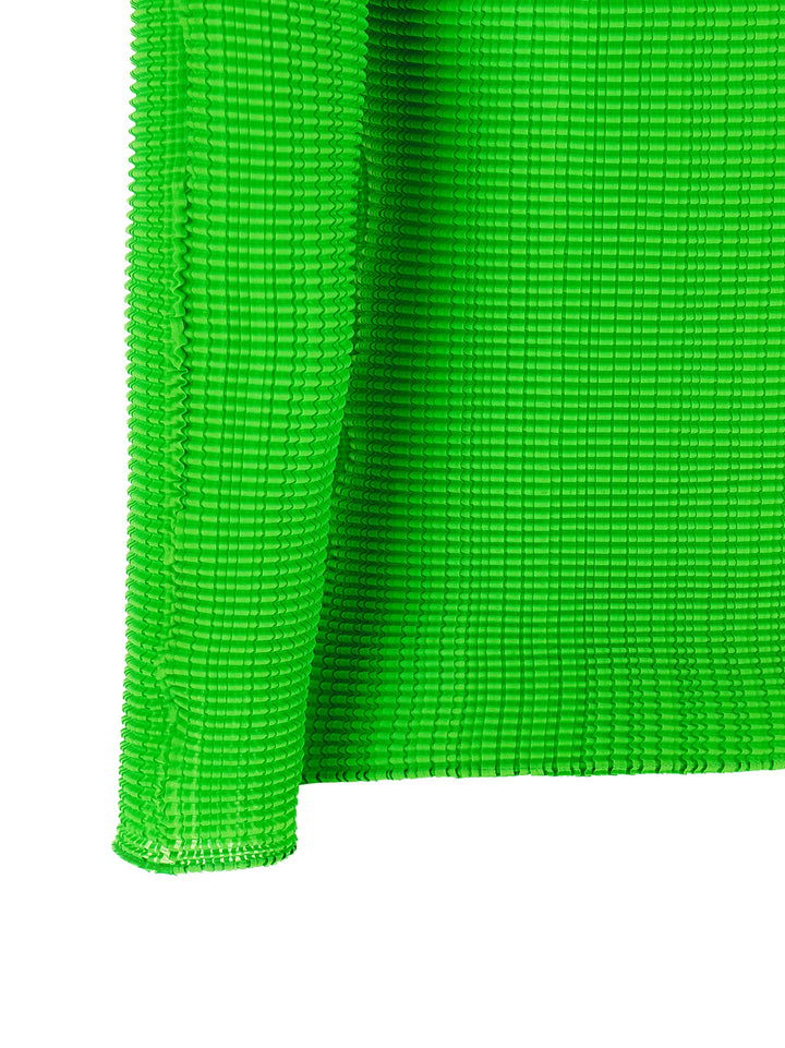 Issey Miyake Wooly Pleats-68 Shirt and Blouse - Green | a6ddbc3fa4f3c1e74f6c1c5878e44b9194c63cfc