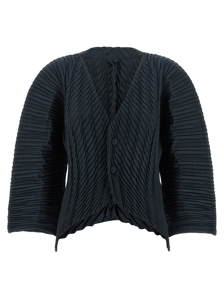 Issey Miyake Unfurling Pleats Sweaters and Cardigans - Black | 8bd45d344051297b0f56f1b3ace778fb9782471d