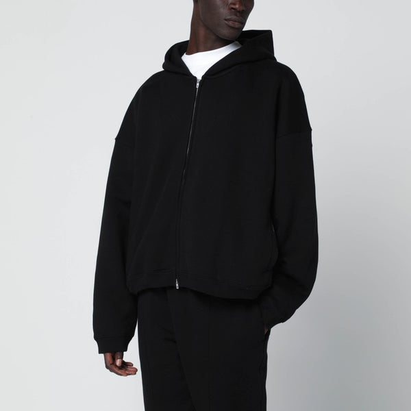 Black Zip-Up Hoodie