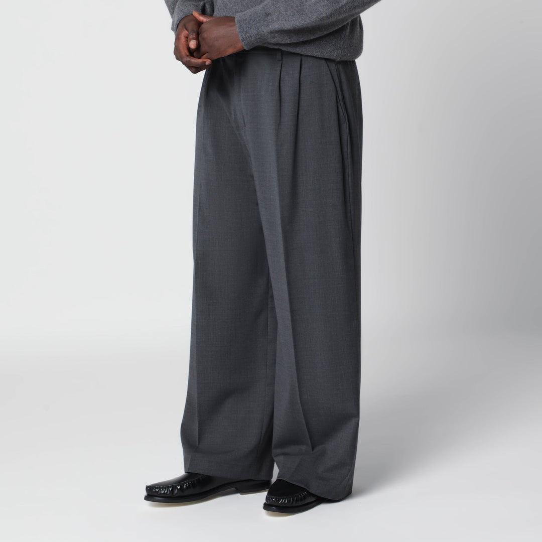 Thestroy Dark Grey Inno Trousers In Wool Blend