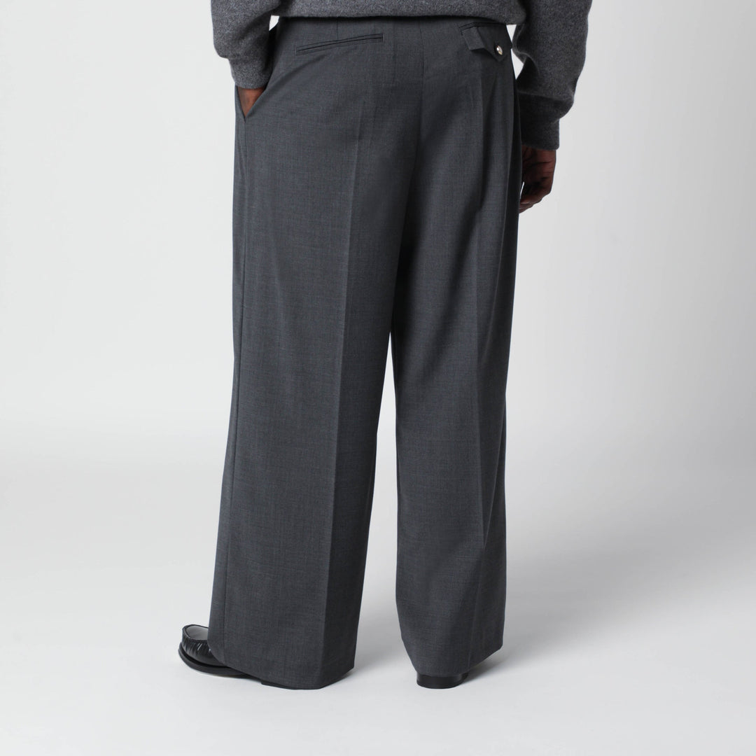Thestroy Dark Grey Inno Trousers In Wool Blend