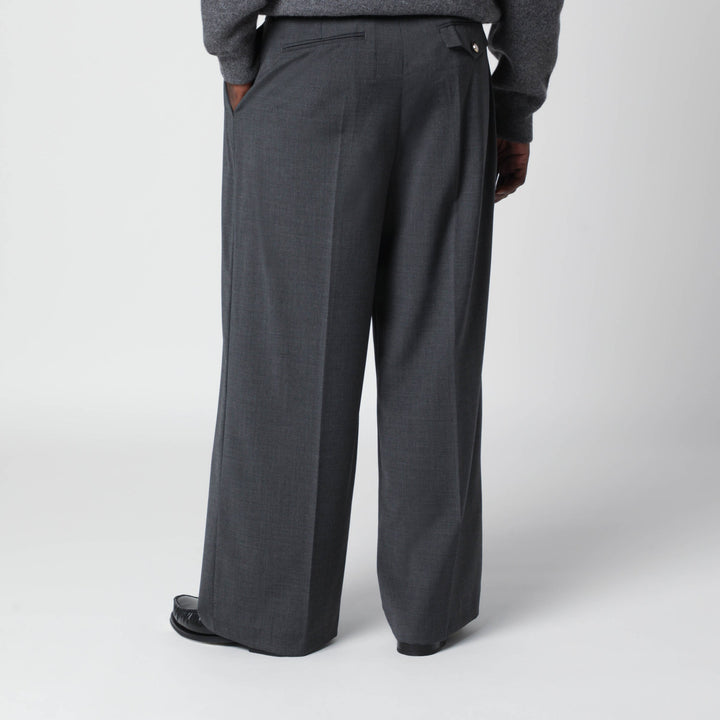 Thestroy Dark Grey Inno Trousers In Wool Blend