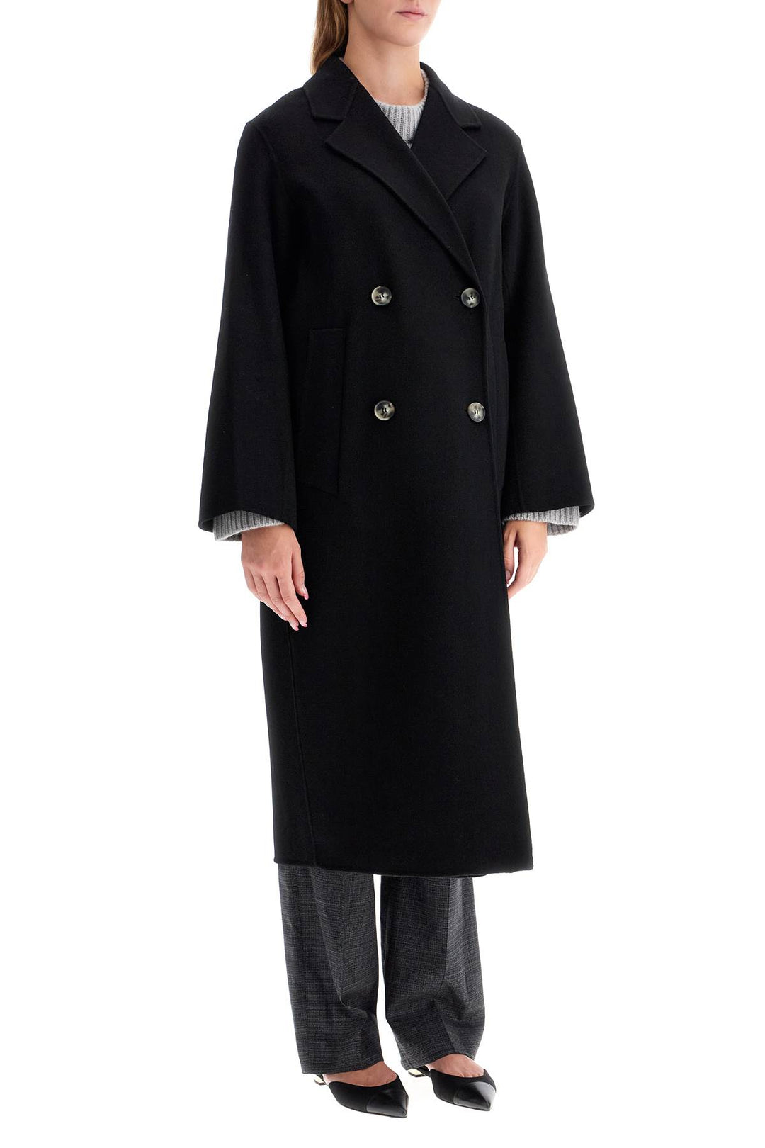 Clara Double Breasted Wool Coat