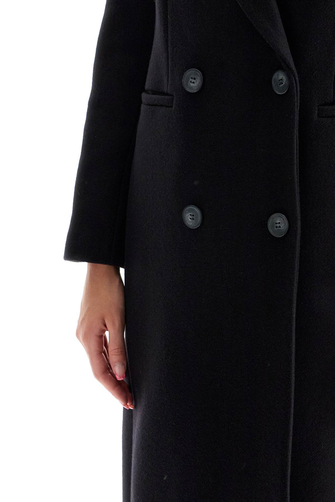 Cayenne Double Breasted Wool Coat