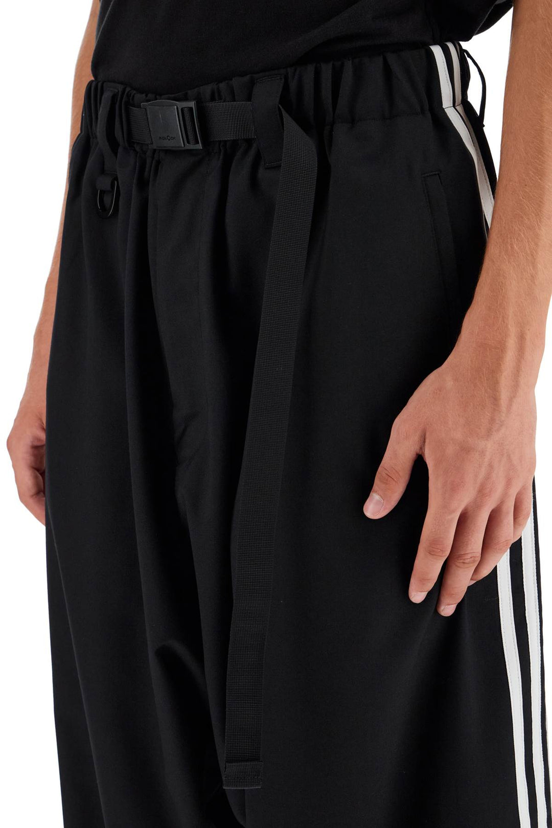 Pantaloni Baggy In Twill 3 Stripes