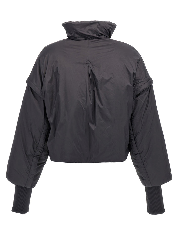 Padded Bomber Jacket Casual Jackets, Parka Black