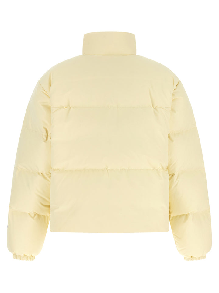 Jil Sander Technical Fabric Quilted Down Jacket Puffer Jackets - Beige | 04b1144f1850f6147d1f8ce836298ff86cac3fee