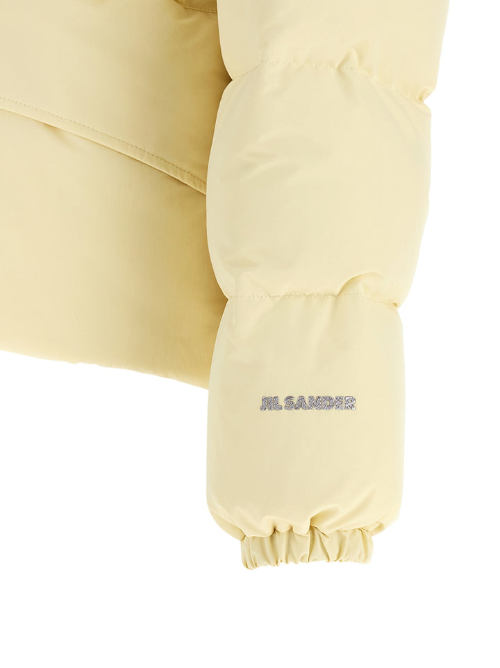 Jil Sander Technical Fabric Quilted Down Jacket Puffer Jackets - Beige | fc8d9210aea0caf330177d827d56b95a5045f2ff