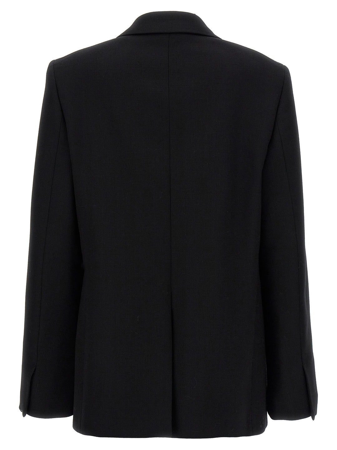 Tailored Single-Breasted Blazer Blazer And Suits Black