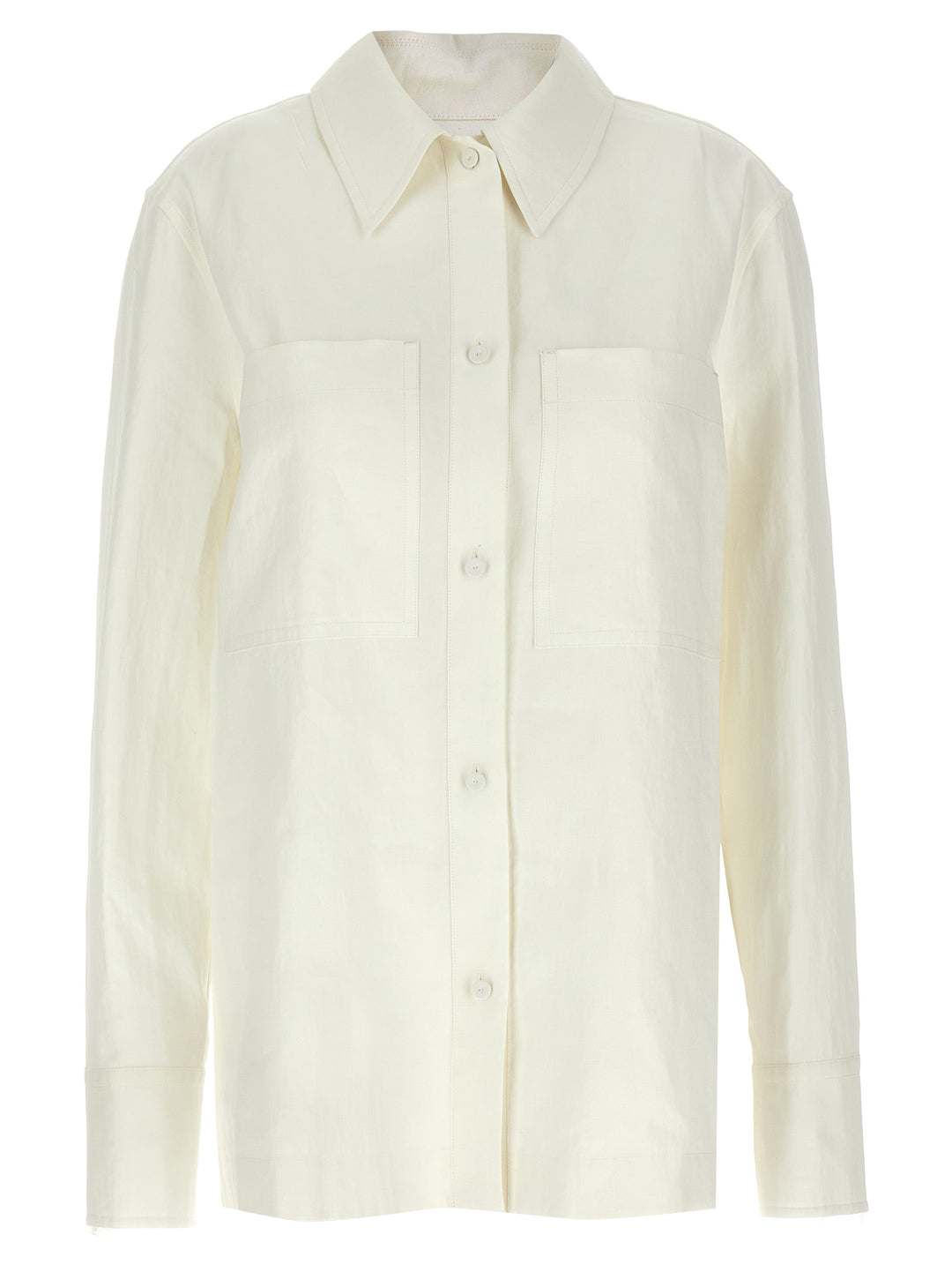 Linen Shirt Shirt, Blouse White