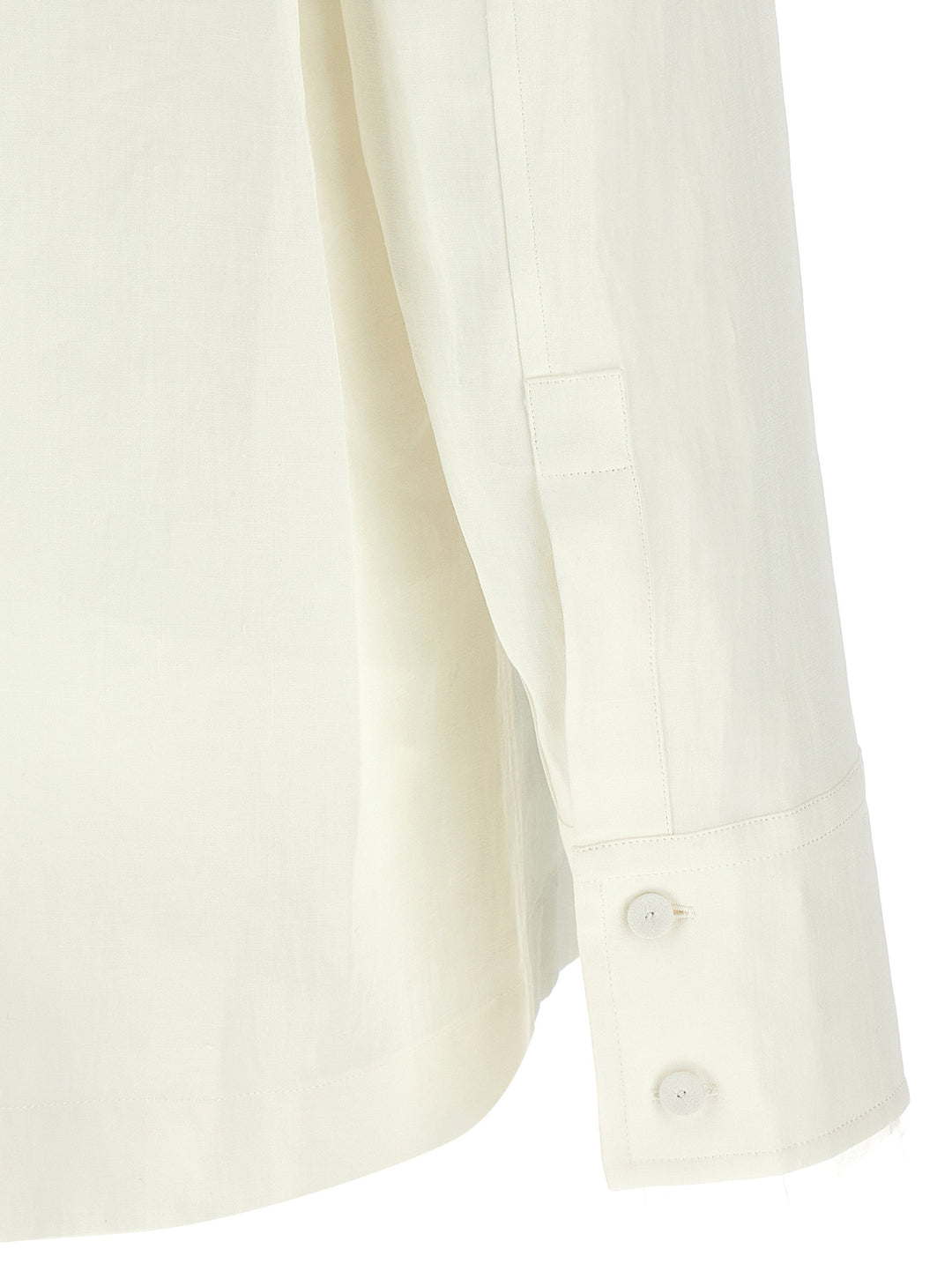 Linen Shirt Shirt, Blouse White