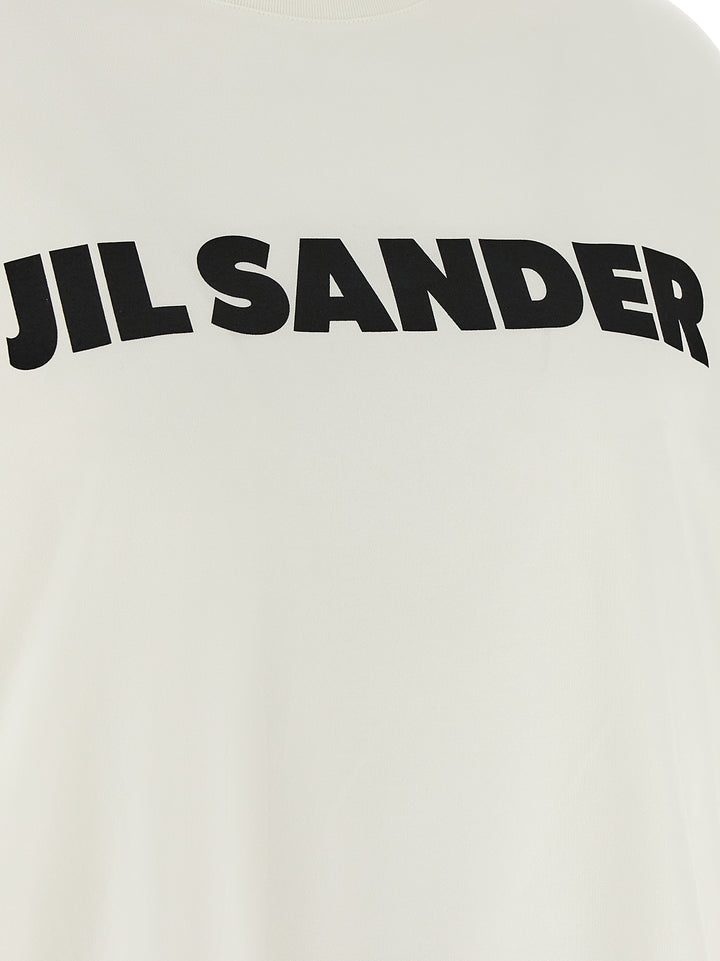 Jil Sander Jil Sander T-shirt - White/Black | e47b79aaa6f5bb3450611f06d76eb7c238fb1b92