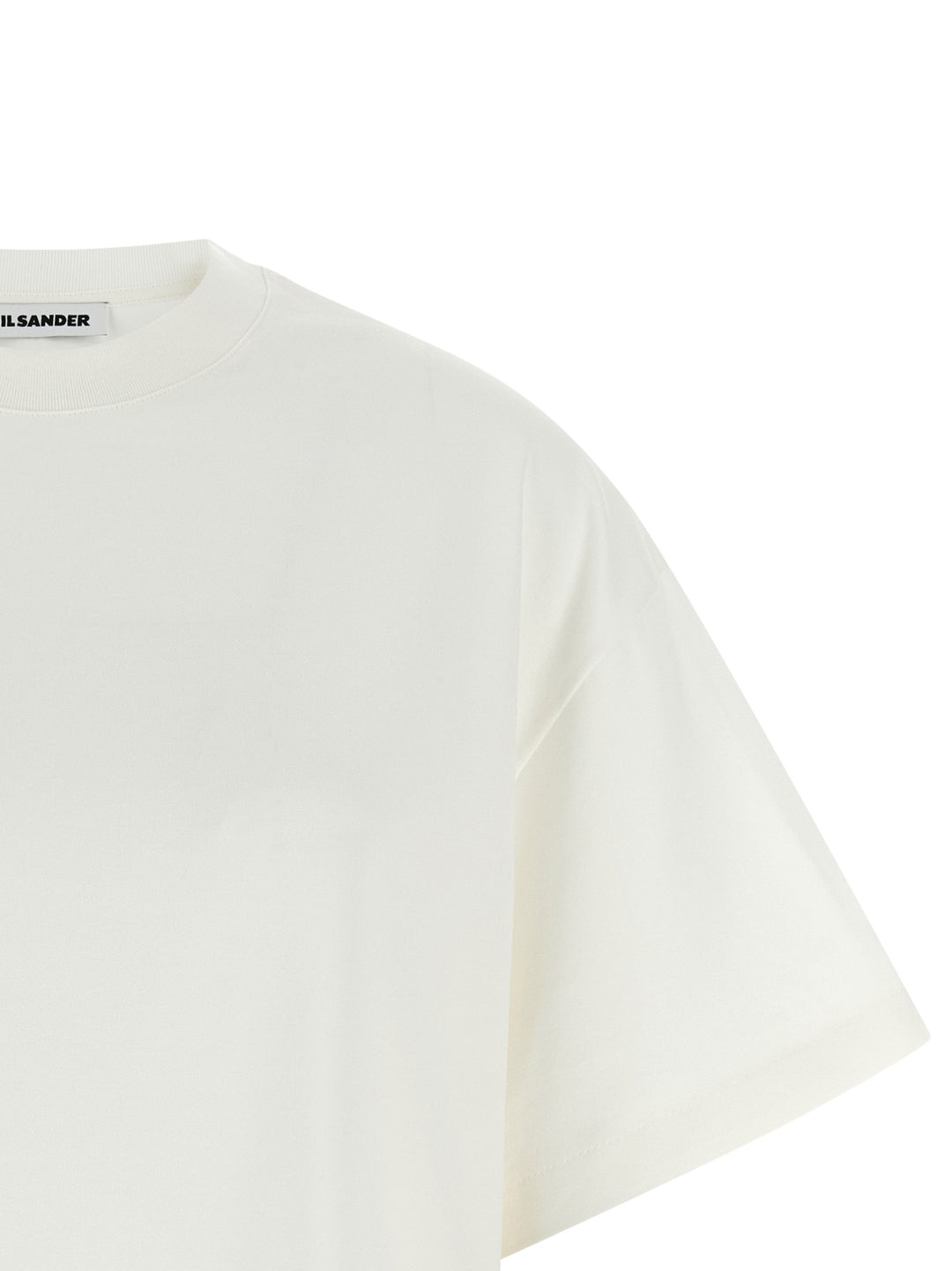 Jil Sander Logo T-shirt - White/Black | b28b3c0d961e4015fafb5c9666114ac263a0d6a6
