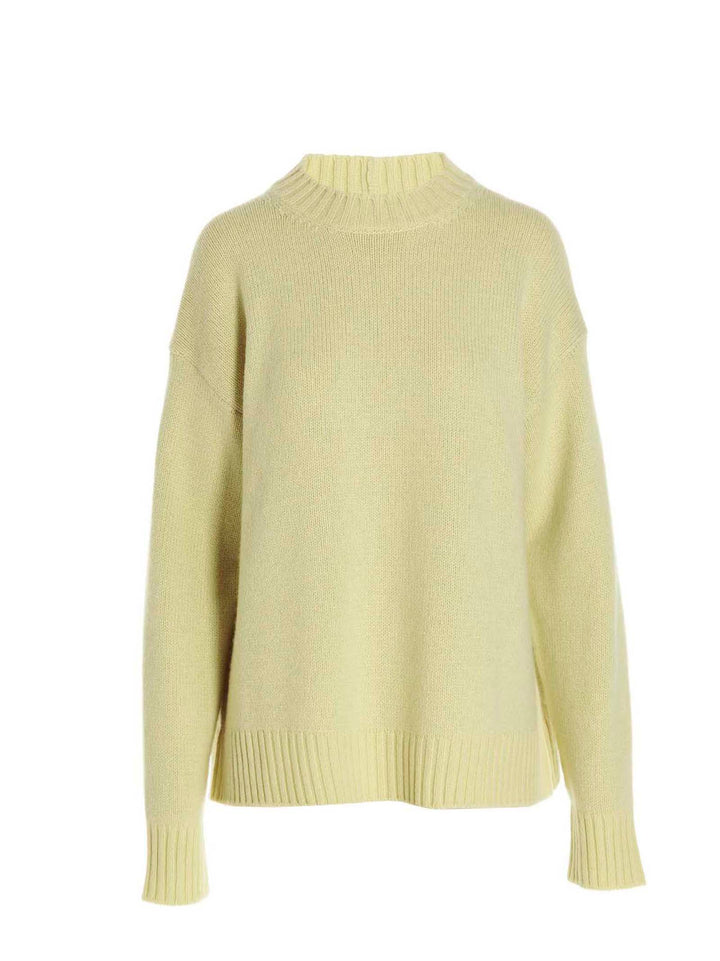 Jil Sander Crewneck Sweater Sweaters and Cardigans - Yellow | a2a68acaff22b010f8a410e3d1a388307105af72