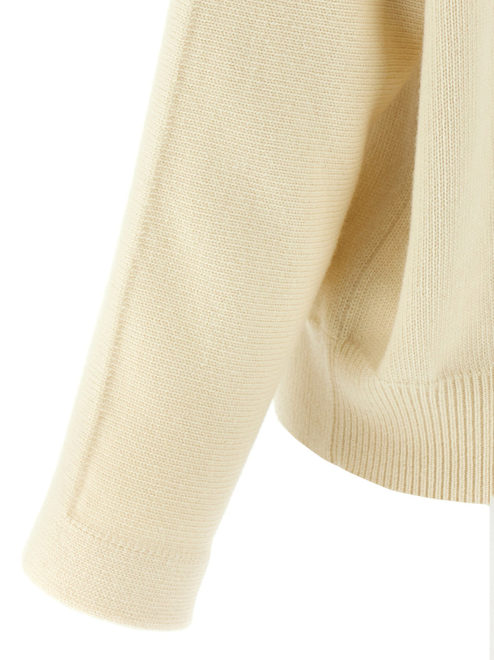 Jil Sander High Neck Sweater Sweaters and Cardigans - White | cffa76ef0e6a63014899f59d61a89283d9023829