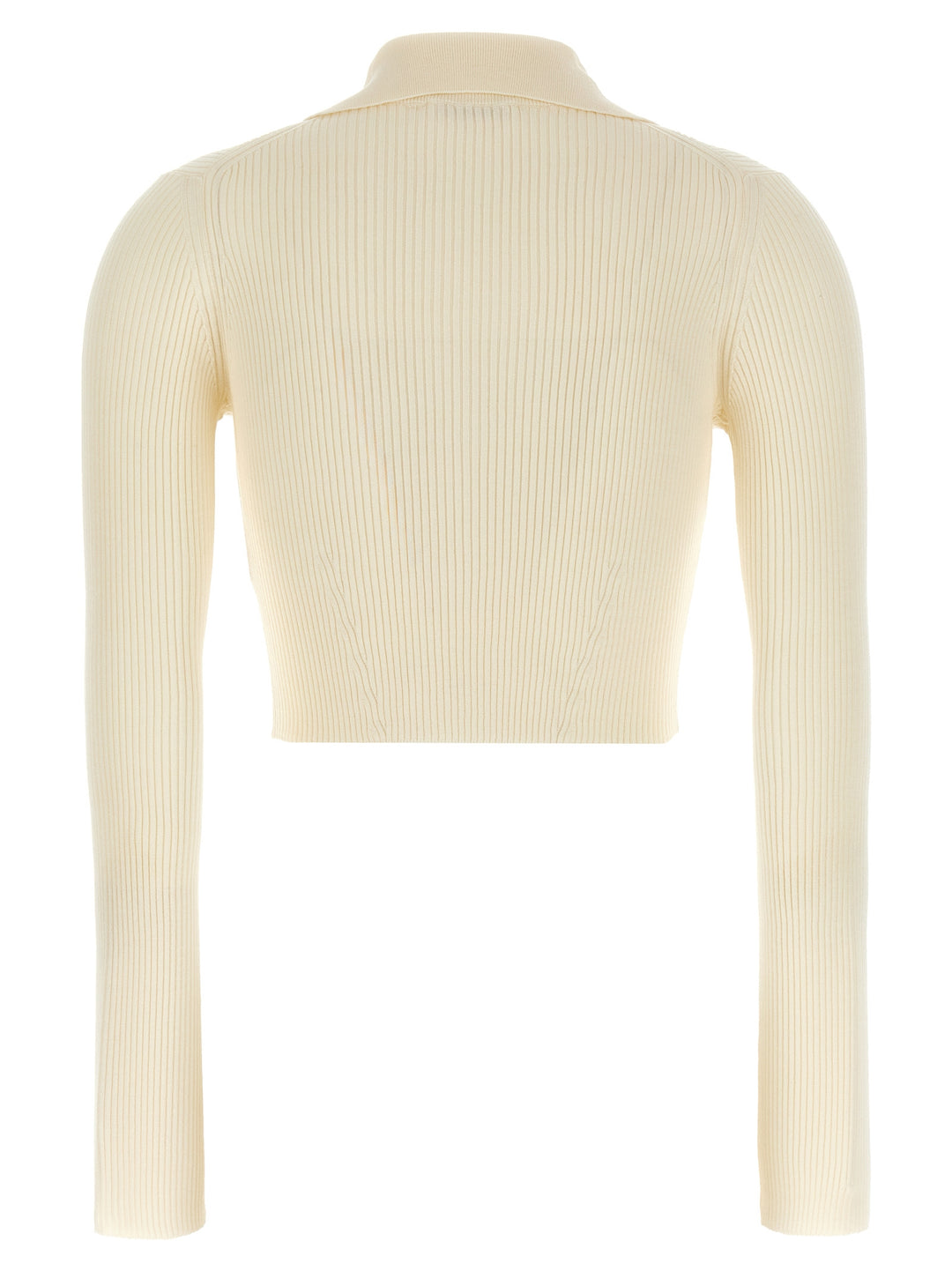 Jil Sander Ribbed Cardigan Sweaters and Cardigans - White | d34cb3f1316d0743d9a2e9a199781b04fd6d6350