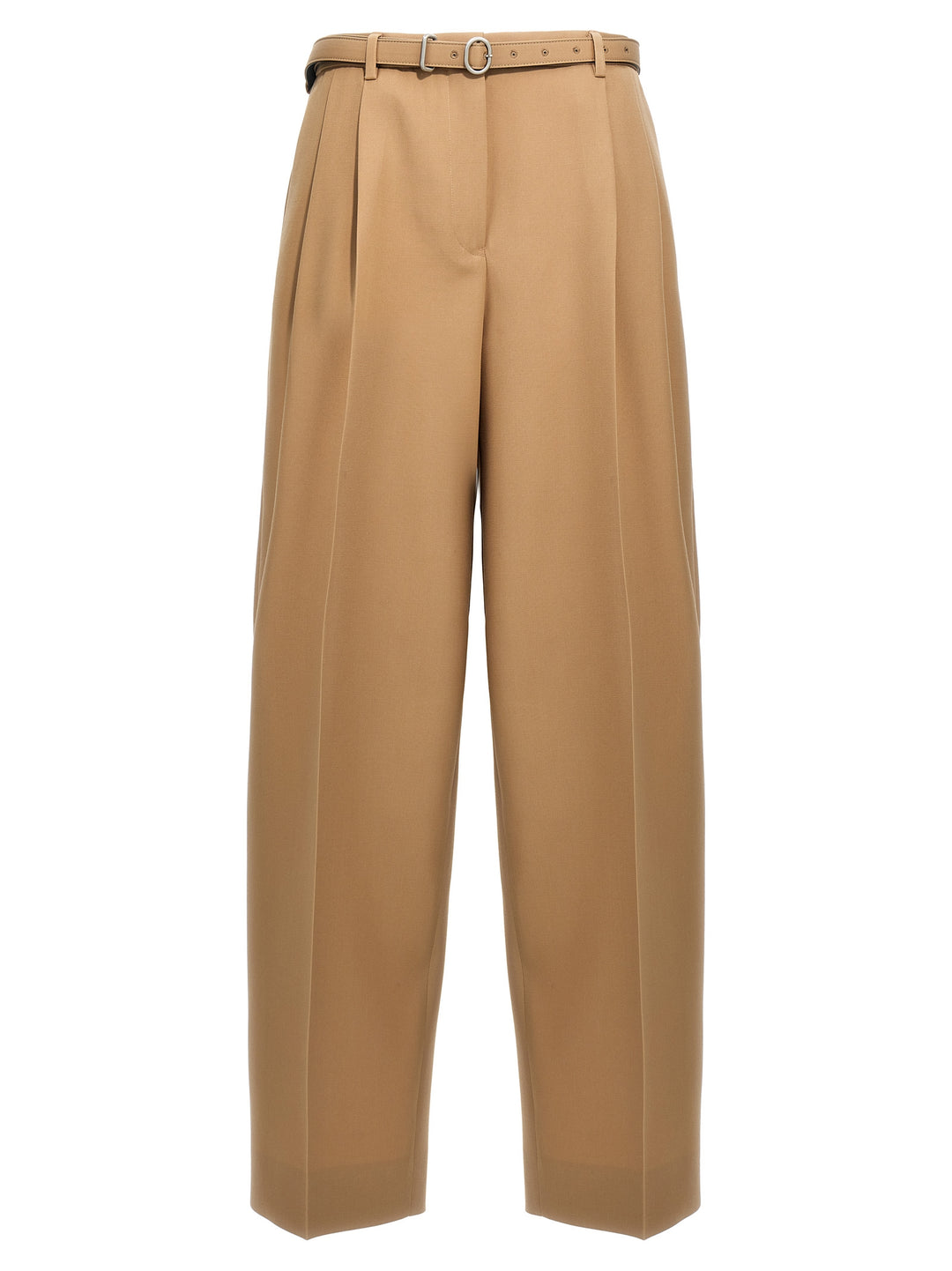 Gabardine Belt Pants Beige