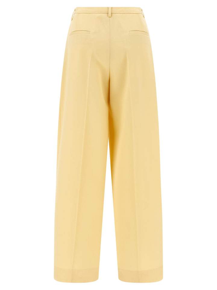 Jil Sander Wool  Pences Pants - Yellow | ccd6a0f481c287b024ca92a7bf64f1ca95d2f5d6