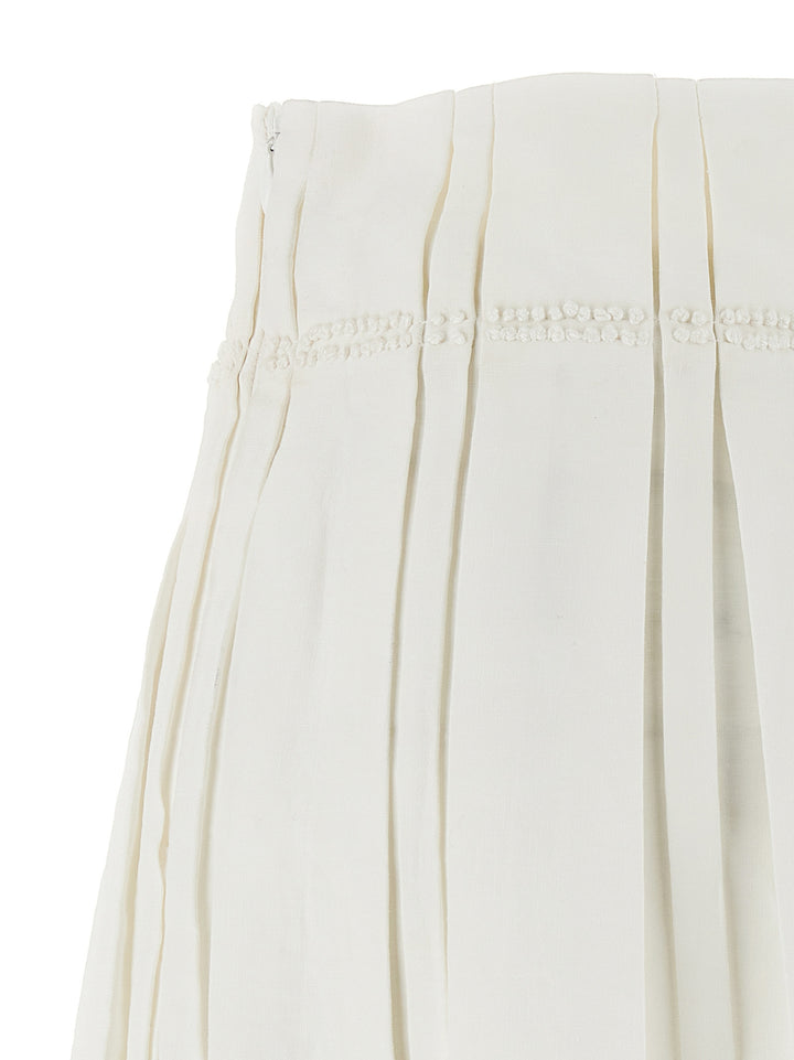 Jil Sander Midi Skirt Skirts - White | 8204e8c8f75fcb13a6e5bd1865d9133cbac07f98