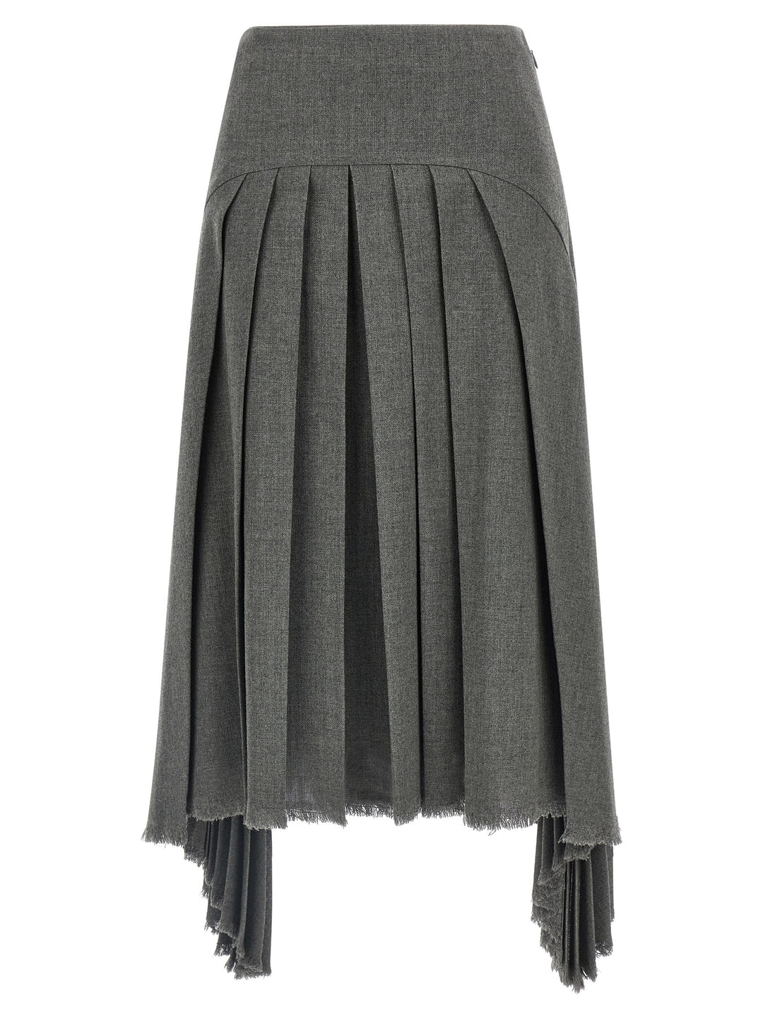 Jil Sander Pleated Skirt Skirts - Gray | 35fd9c1792a7d3c5aa02c3b947413a51bdf60893